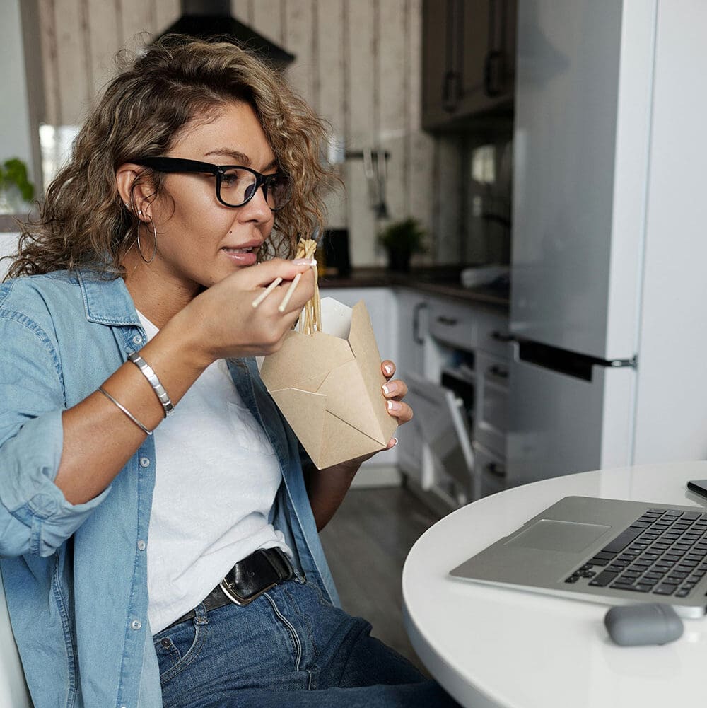 business owner relaxing